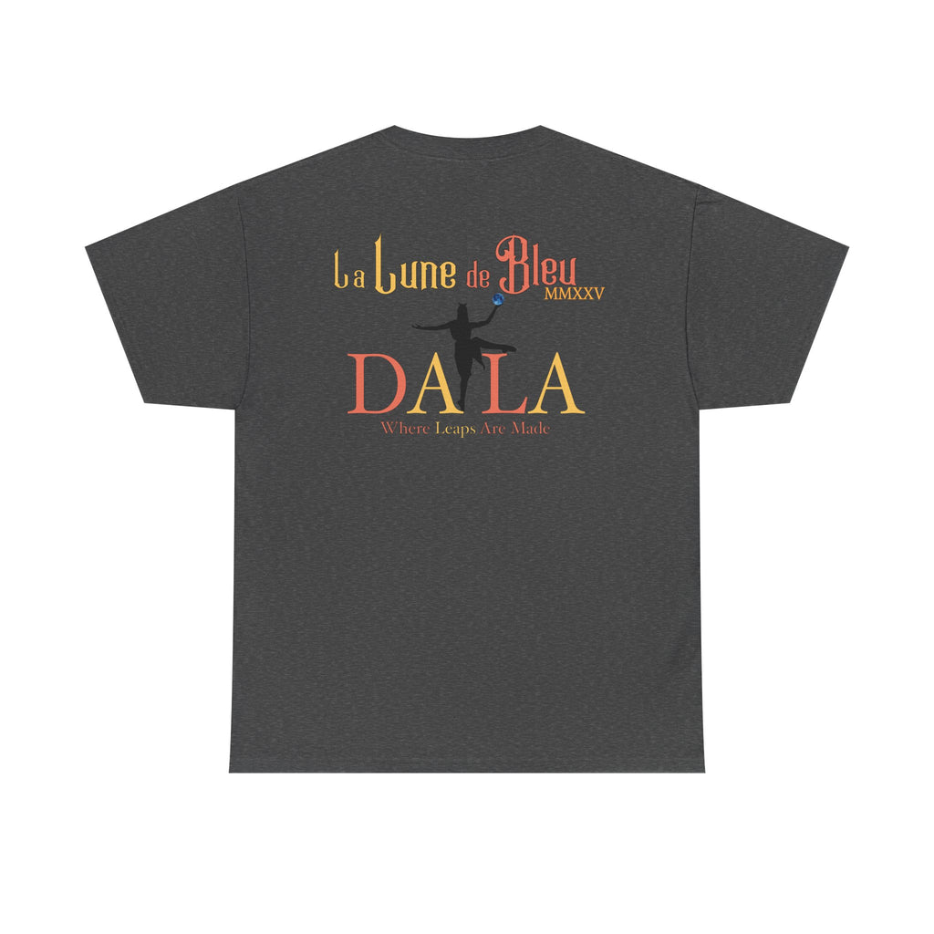 Celestial Dance Unisex Heavy Cotton Tee - Artistic Moon Graphic - Perfect for Everyday Wear