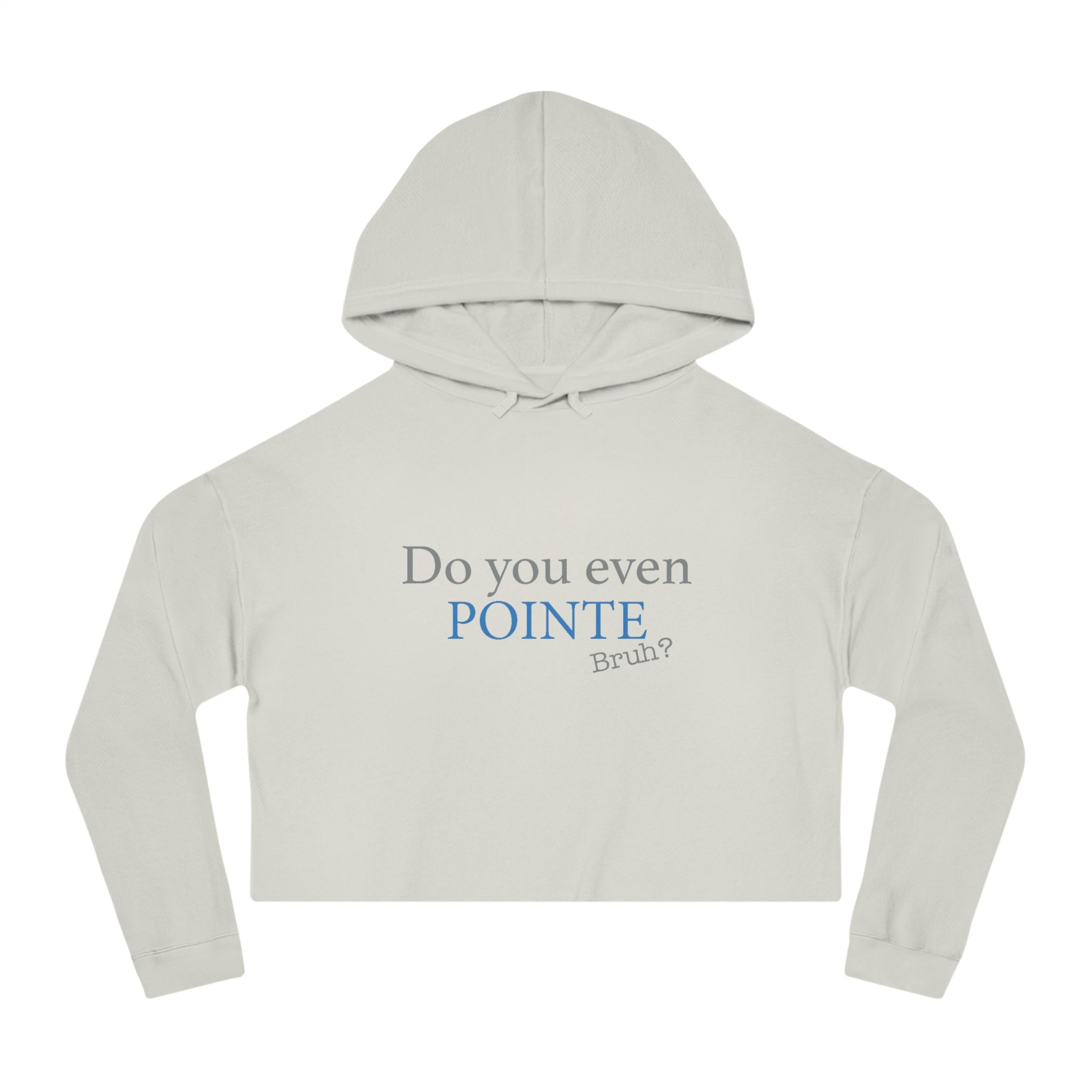 Womens Cropped Hooded Sweatshirt