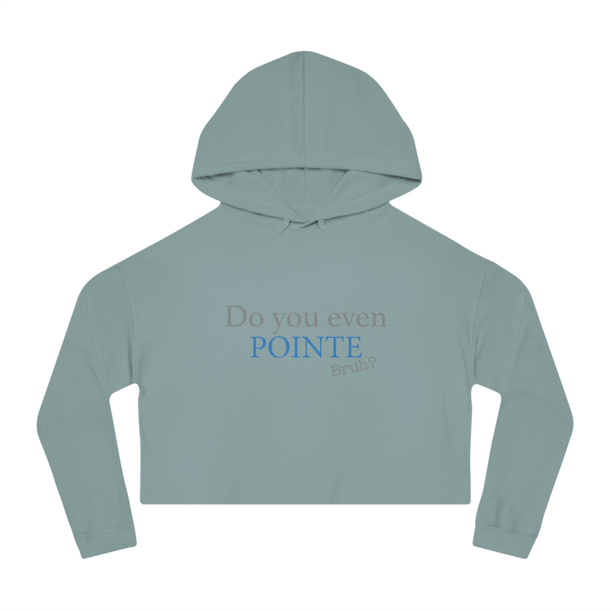 Womens Cropped Hooded Sweatshirt