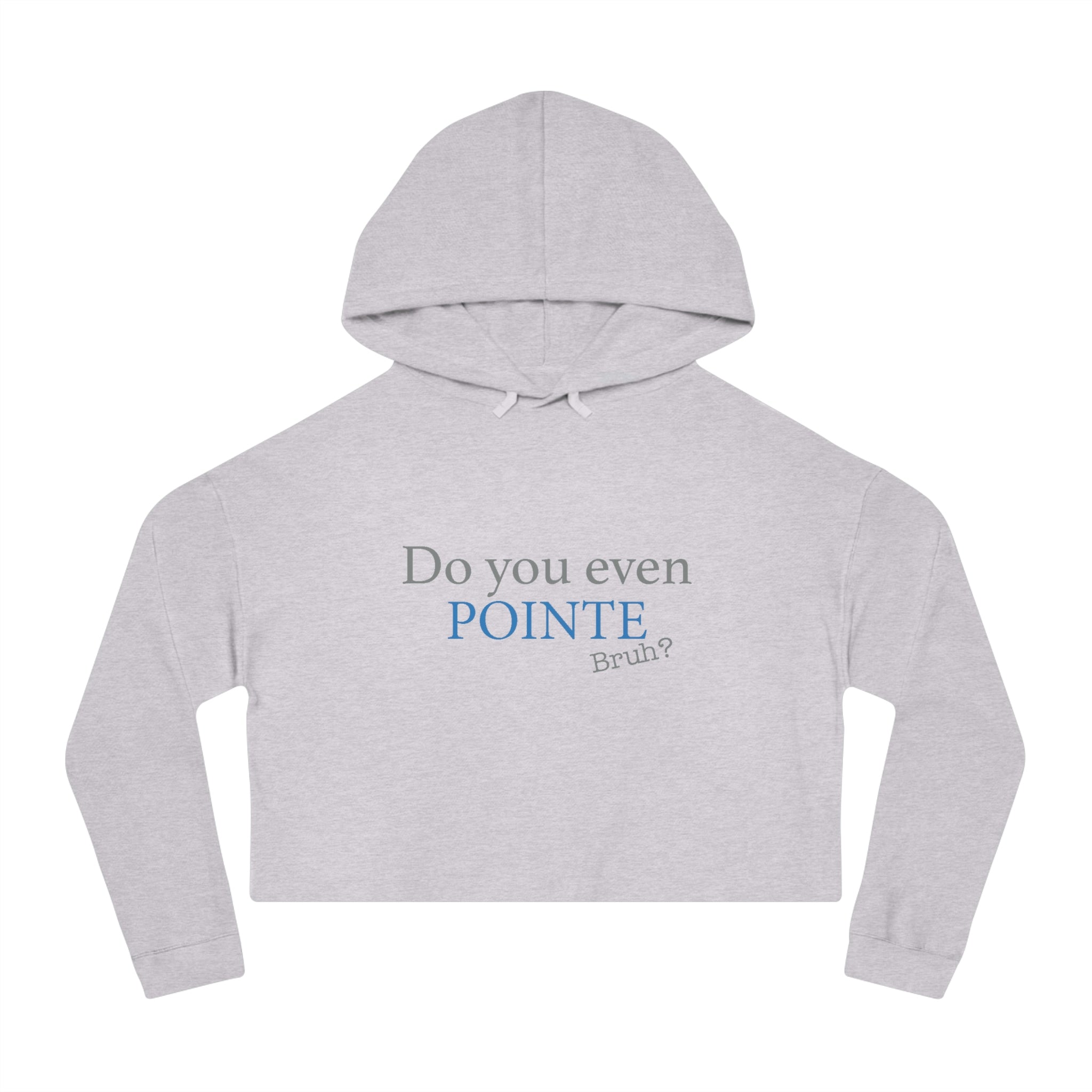 Womens Cropped Hooded Sweatshirt