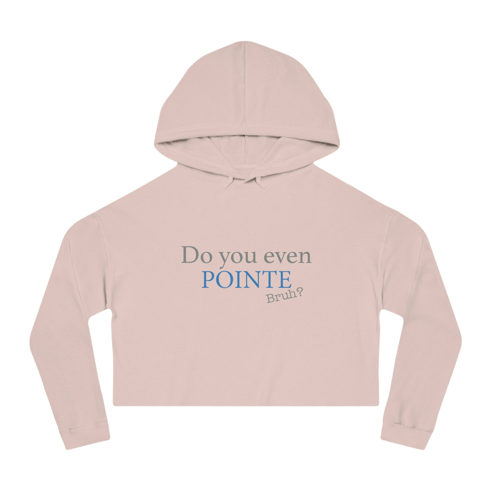 Womens Cropped Hooded Sweatshirt