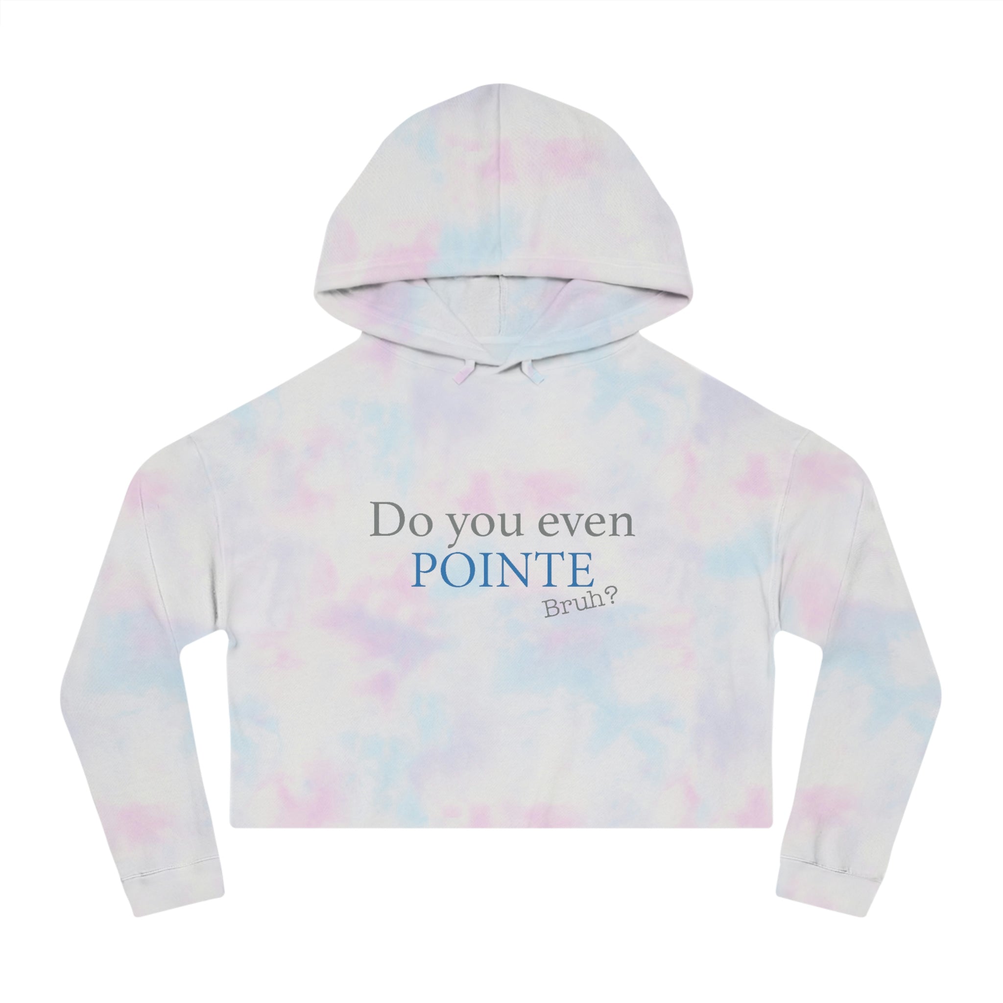 Womens Cropped Hooded Sweatshirt